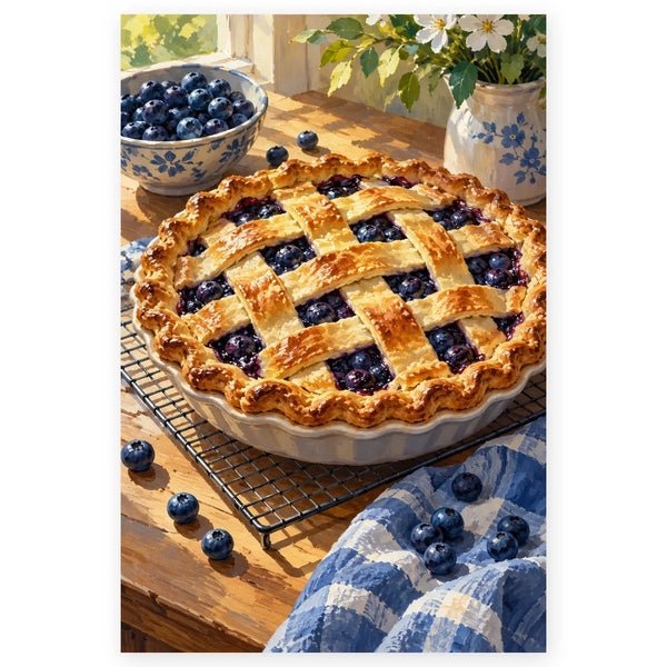 `01-blueberries-pie-window-cooling-hero.webp` — Full Blueberries Pie Window Cooling paint by numbers artwork on a clean white square, complete design shown at its original proportions with a subtle soft shadow.