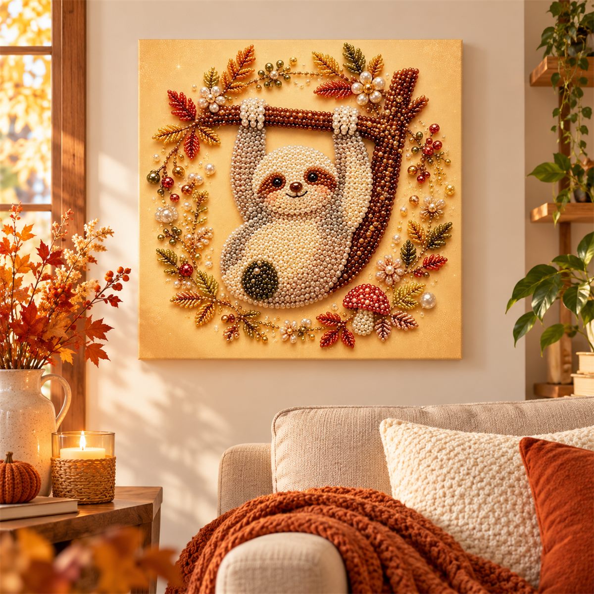 Autumn Sloth Branch — room image