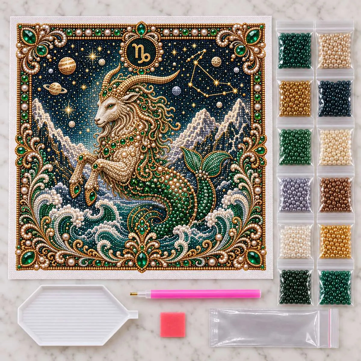 capricorn pearl painting kit contents as shown