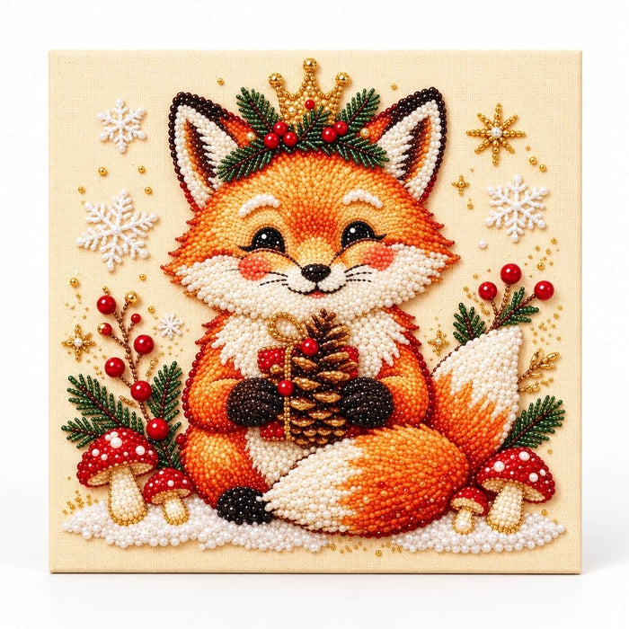 Crowned Christmas Fox Woodland — hero image