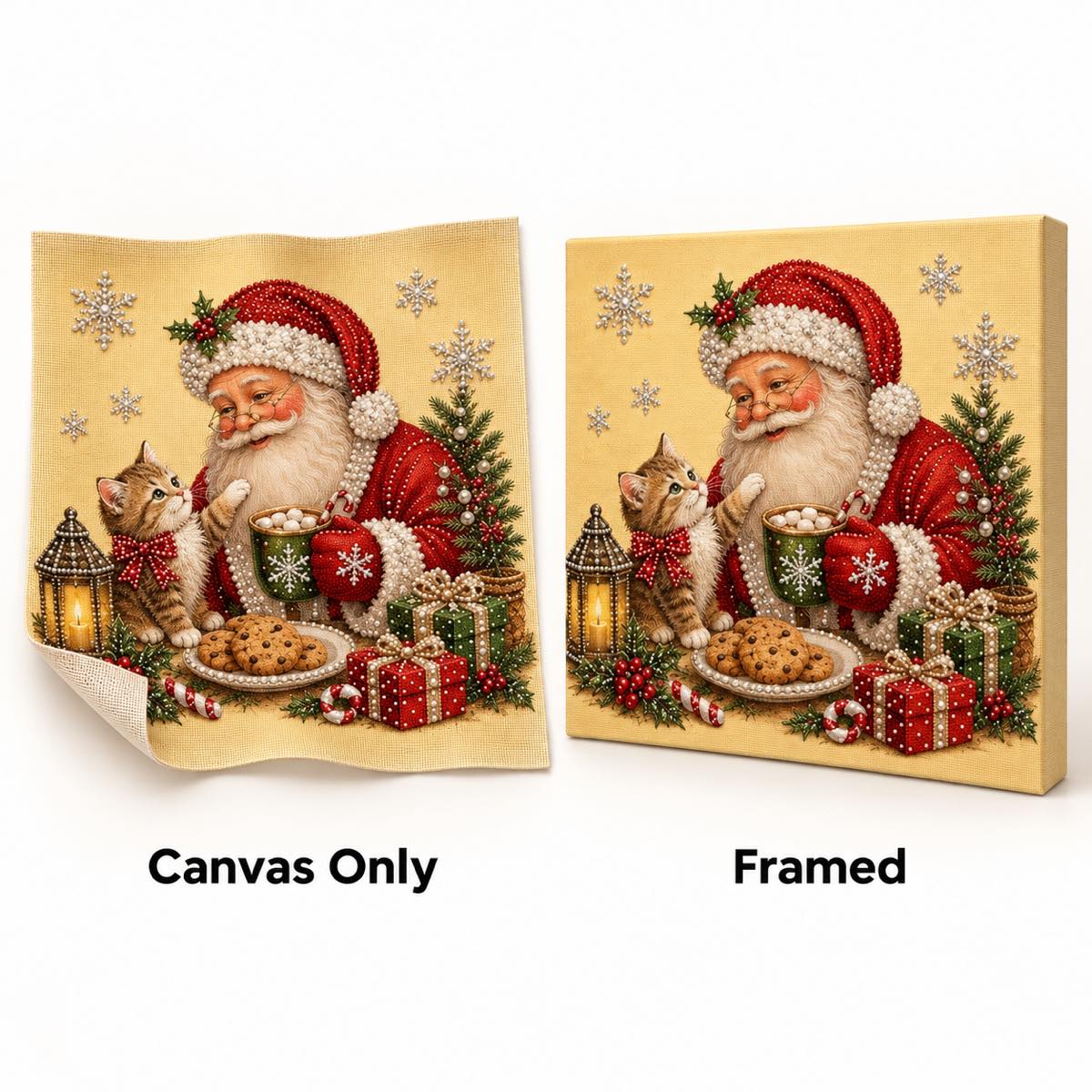 Santa Cat Christmas — style image