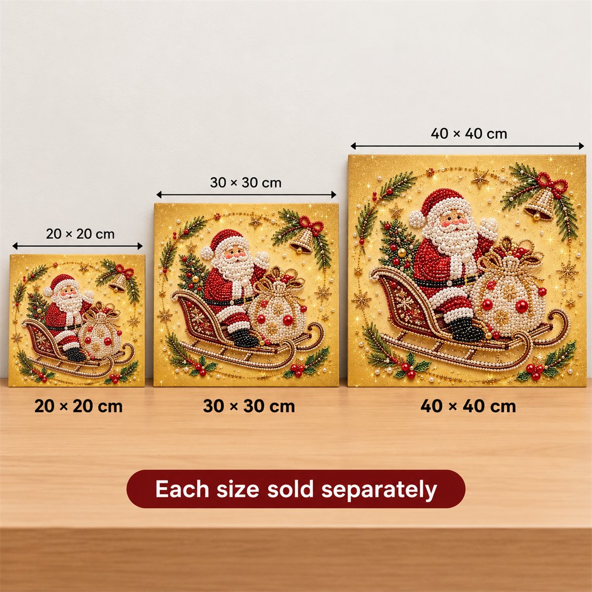 Santa Gift Sleigh — size image