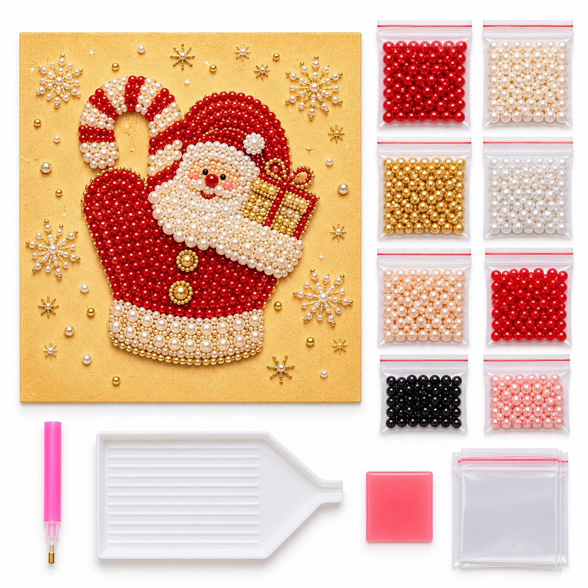 Santa Mitten Gift — kit image