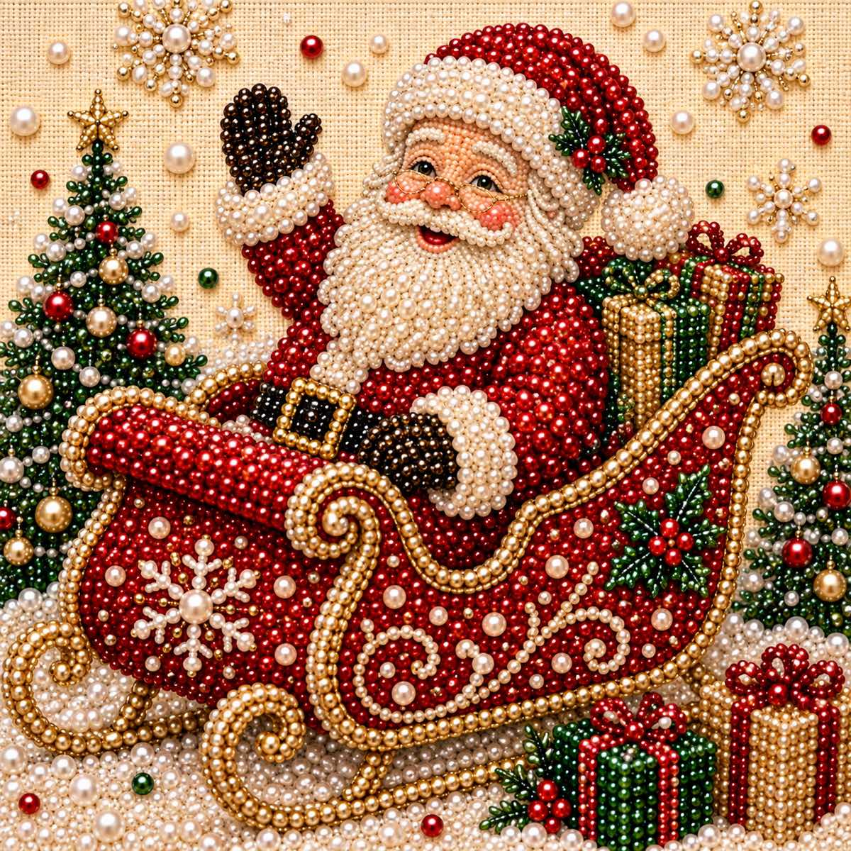 Santa Sleigh Christmas — detail image