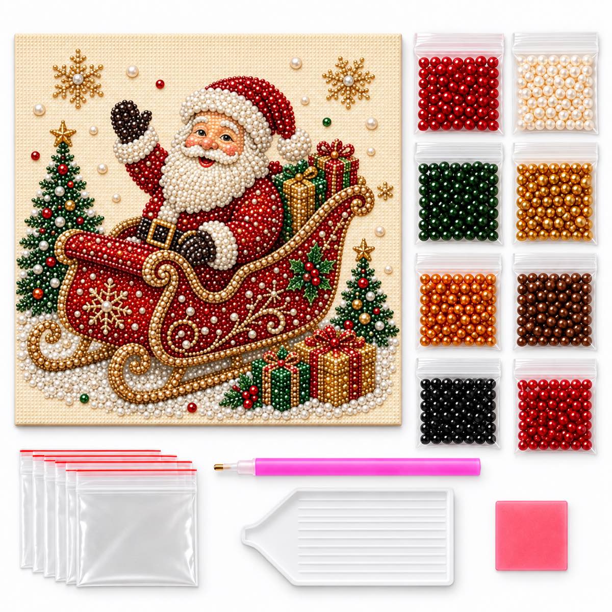 Santa Sleigh Christmas — kit image