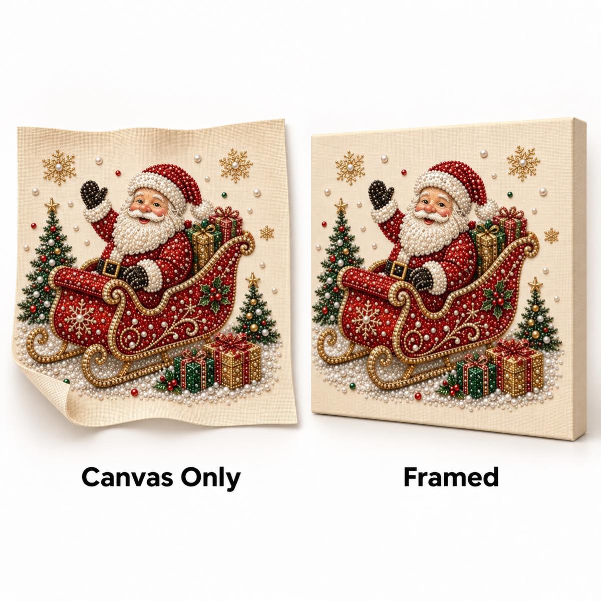 Santa Sleigh Christmas — style image