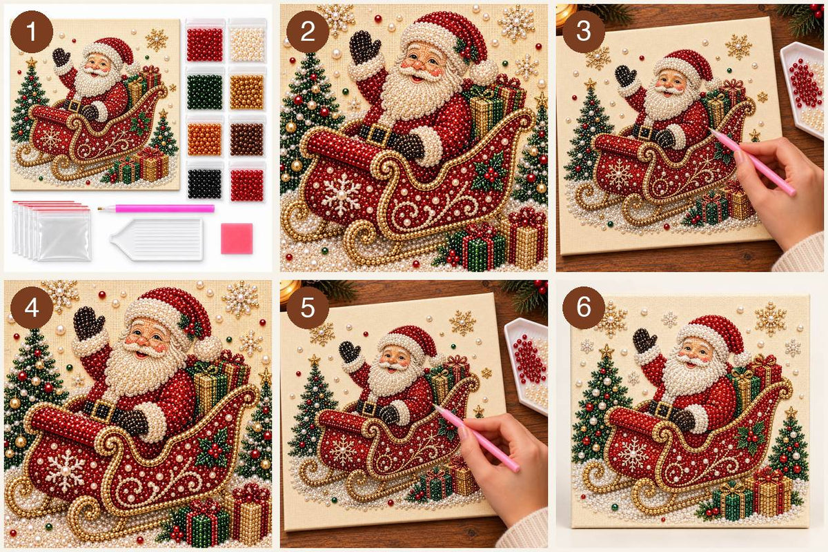 Santa Sleigh Christmas — tutorial image