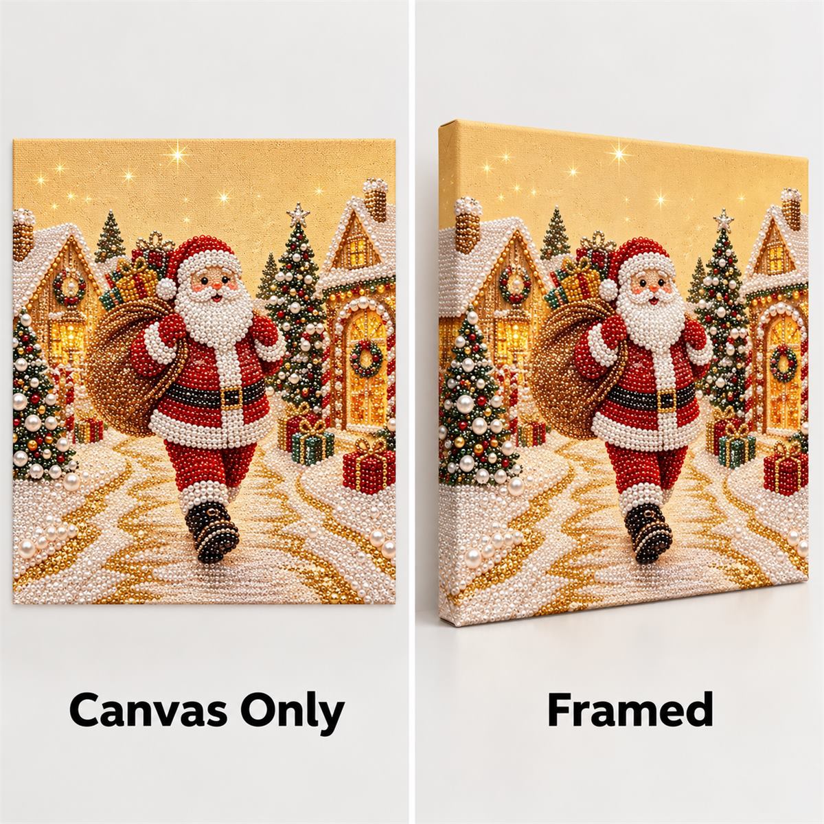 Santa Snowy Village Walk — style image