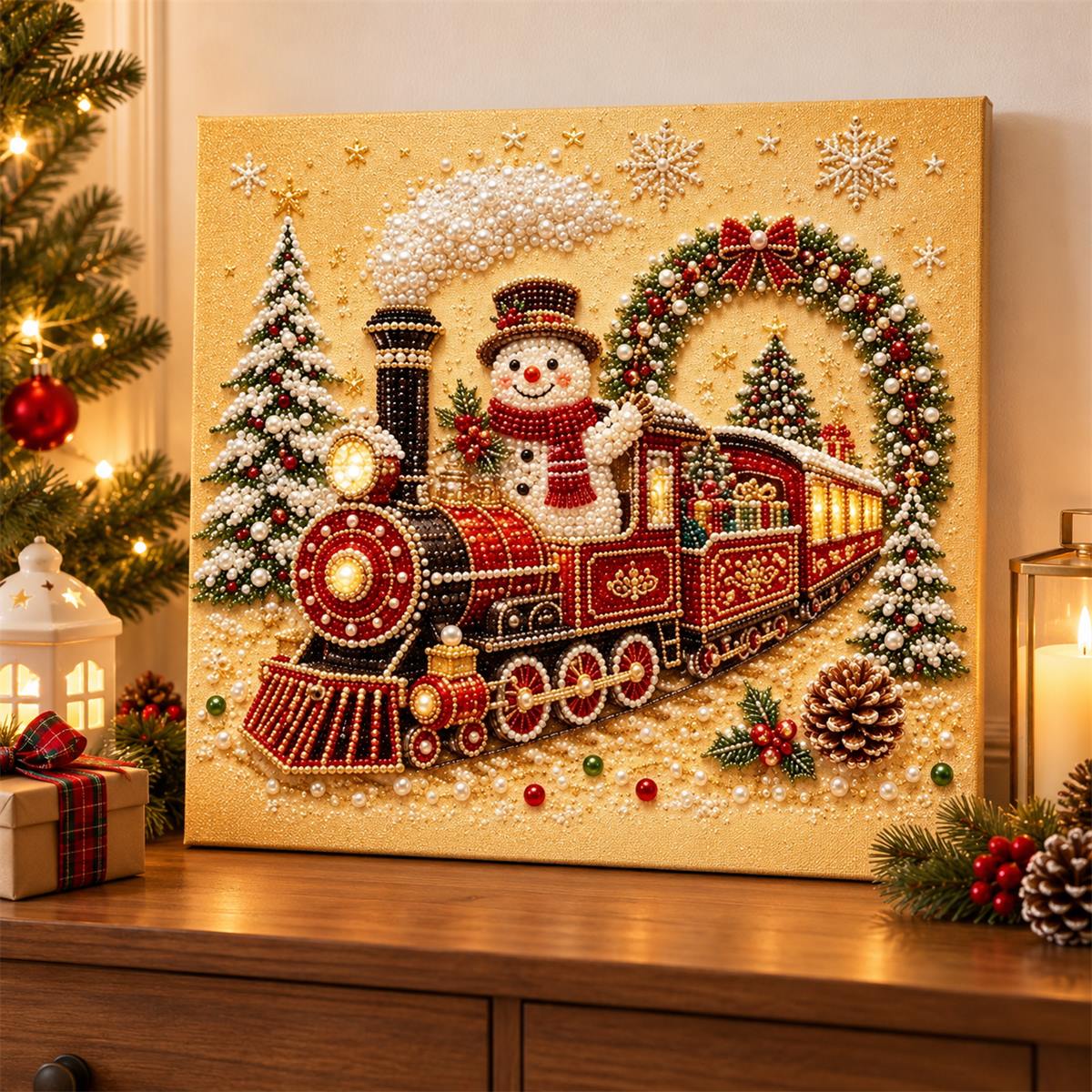 Snowman Christmas Train — room image