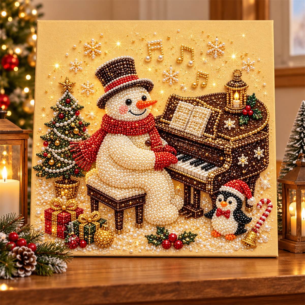 Snowman Piano Penguin — room image