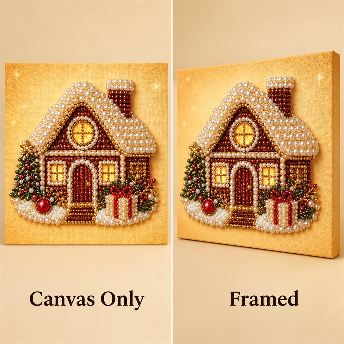 Snowy Christmas Cottage — style image