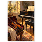 `01-music-practice-room-violin-hero.webp` — Full Music Practice Room Violin paint by numbers artwork on a clean white square, complete design shown at its original proportions with a subtle soft shadow.