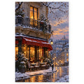 `01-paris-montmartre-winter-cafe-hero.webp` — Complete Paris Montmartre winter cafe paint by numbers artwork on a clean white background, shown at its original portrait proportions.