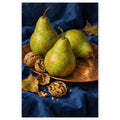 `01-pear-walnut-copper-plate-hero.webp` — Full Pear Walnut Copper Plate paint by numbers artwork on a clean white square, complete design shown at its original proportions with a subtle soft shadow.