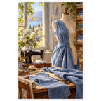 `01-sewing-room-blue-linen-hero.webp` — Full Sewing Room Blue Linen paint by numbers artwork on a clean white square, complete design shown at its original proportions with a subtle soft shadow.