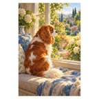 Cavalier Window Seat Garden completed artwork on a clean white background