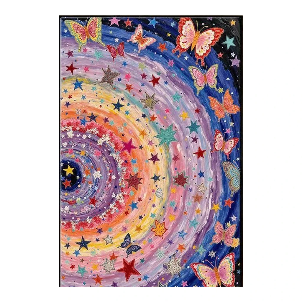 Cosmic Butterflies Starry Spiral completed artwork on a clean white background