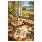 `02-flower-pressing-table-original-white-background.webp` — Complete original Flower Pressing Table artwork centered on a white 1:1 background with the original proportions preserved.
