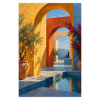 Complete original Saffron Arches Sea View artwork centered on a white 1:1 background with the original proportions preserved.