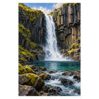 Waterfall Basalt Column completed artwork on a clean white background