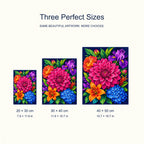 Size guide for Vibrant Garden Bloom Diamond Painting Kit