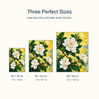 Size guide for Radiant Gardenia Bloom Diamond Painting Kit