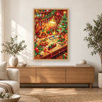 Christmas Toymaker Workbench home decor scene