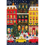 Christmas City Street Shops finished diamond painting
