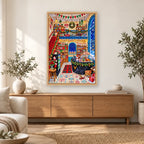 Whimsical Christmas Toy Shop Interior home decor scene