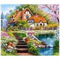 English Cottage Garden Diamond Painting Kit