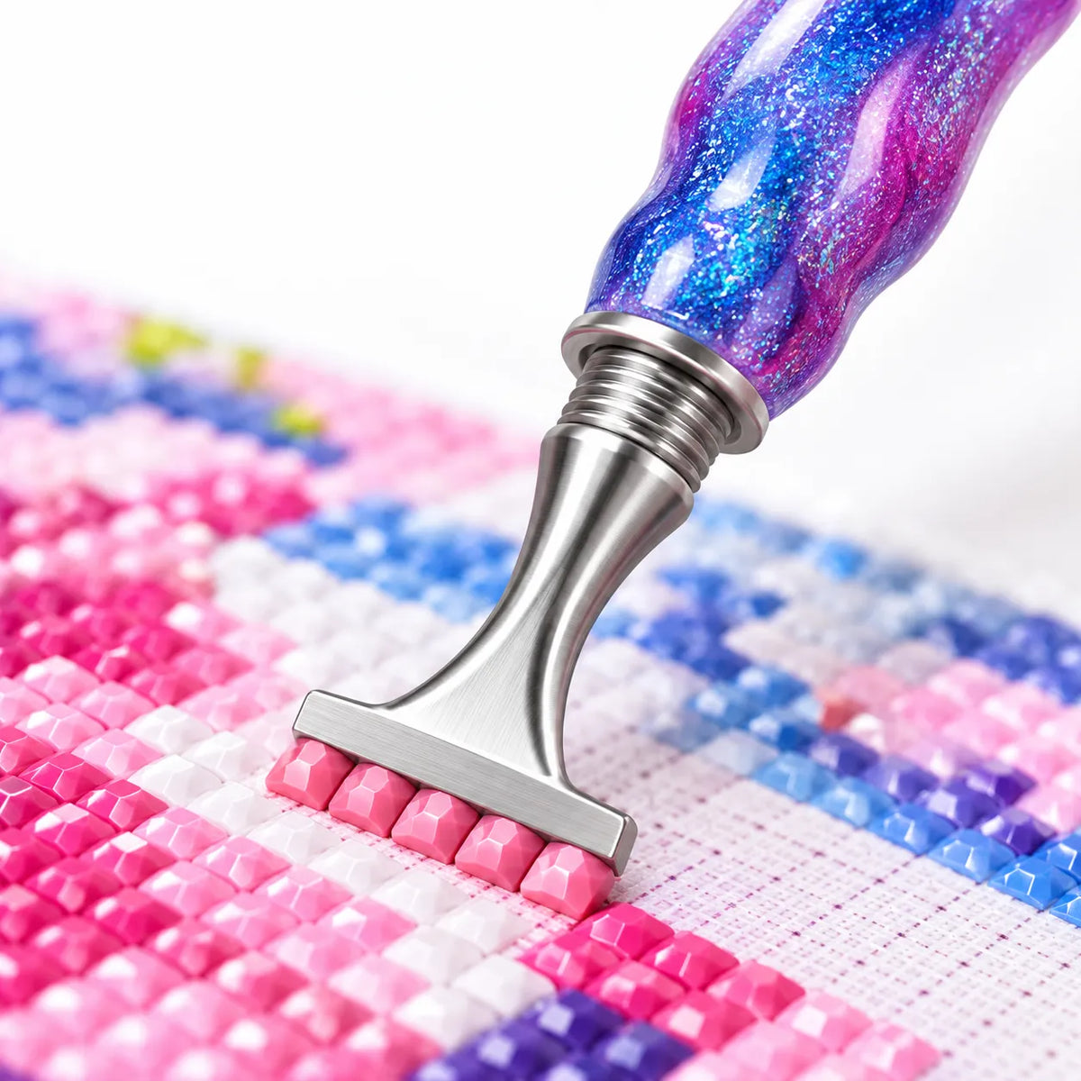 5D Stainless Steel Threaded Diamond Painting Tip – 5 Drill (14mm)