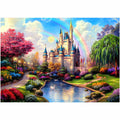 Rainbow Castle Fantasy Diamond Painting Kit