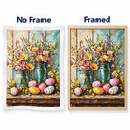 Spring Flower Vase Diamond Painting Kit Easter Art