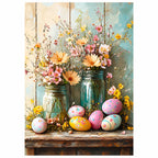 Spring Flower Vase Diamond Painting Kit Easter Art