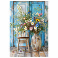 Blue Door Wildflower Diamond Painting Kit