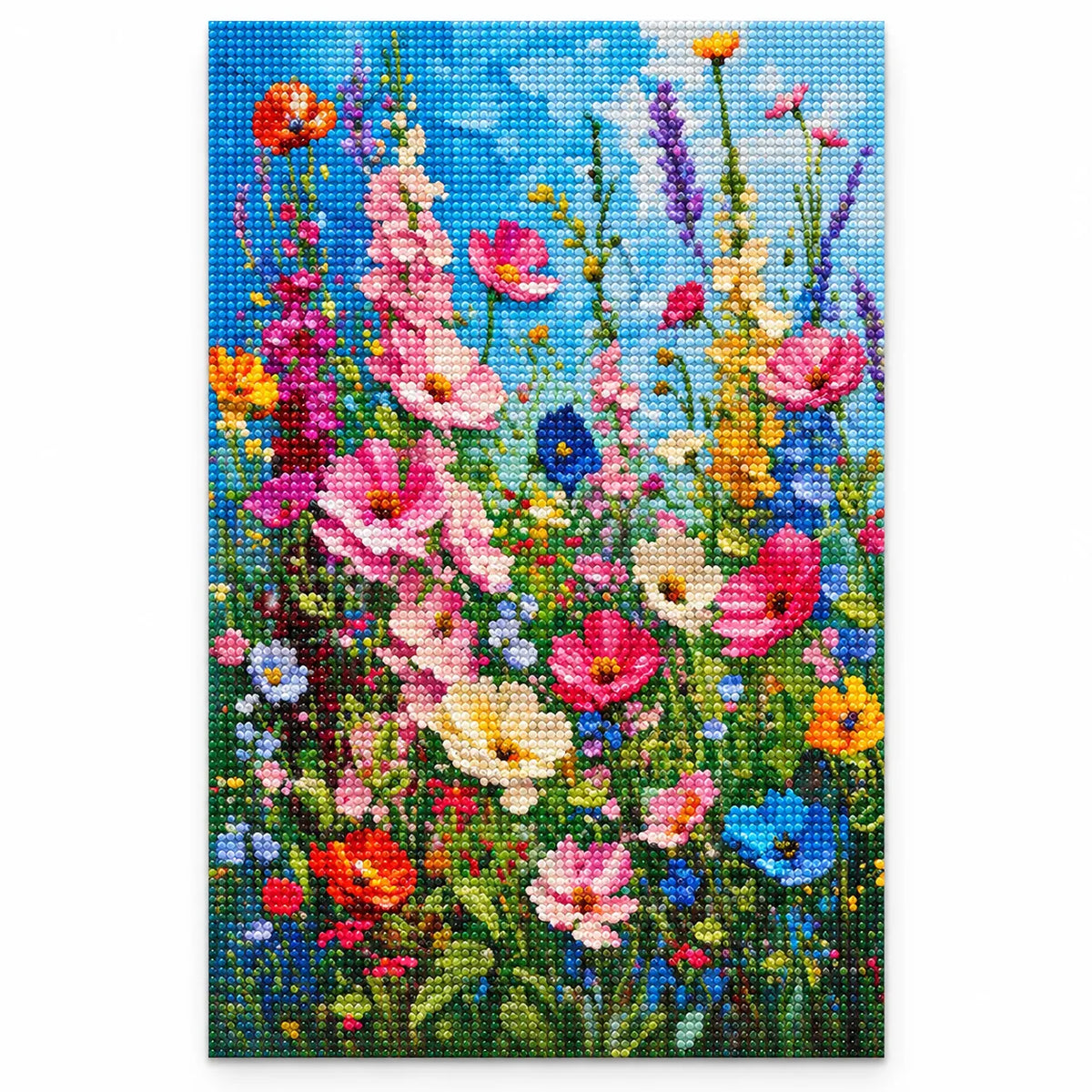 Colorful Wildflower Meadow Diamond Painting Kit