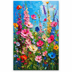 Colorful Wildflower Meadow Diamond Painting Kit