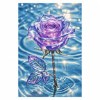 Lavender Water Rose Diamond Painting Kit