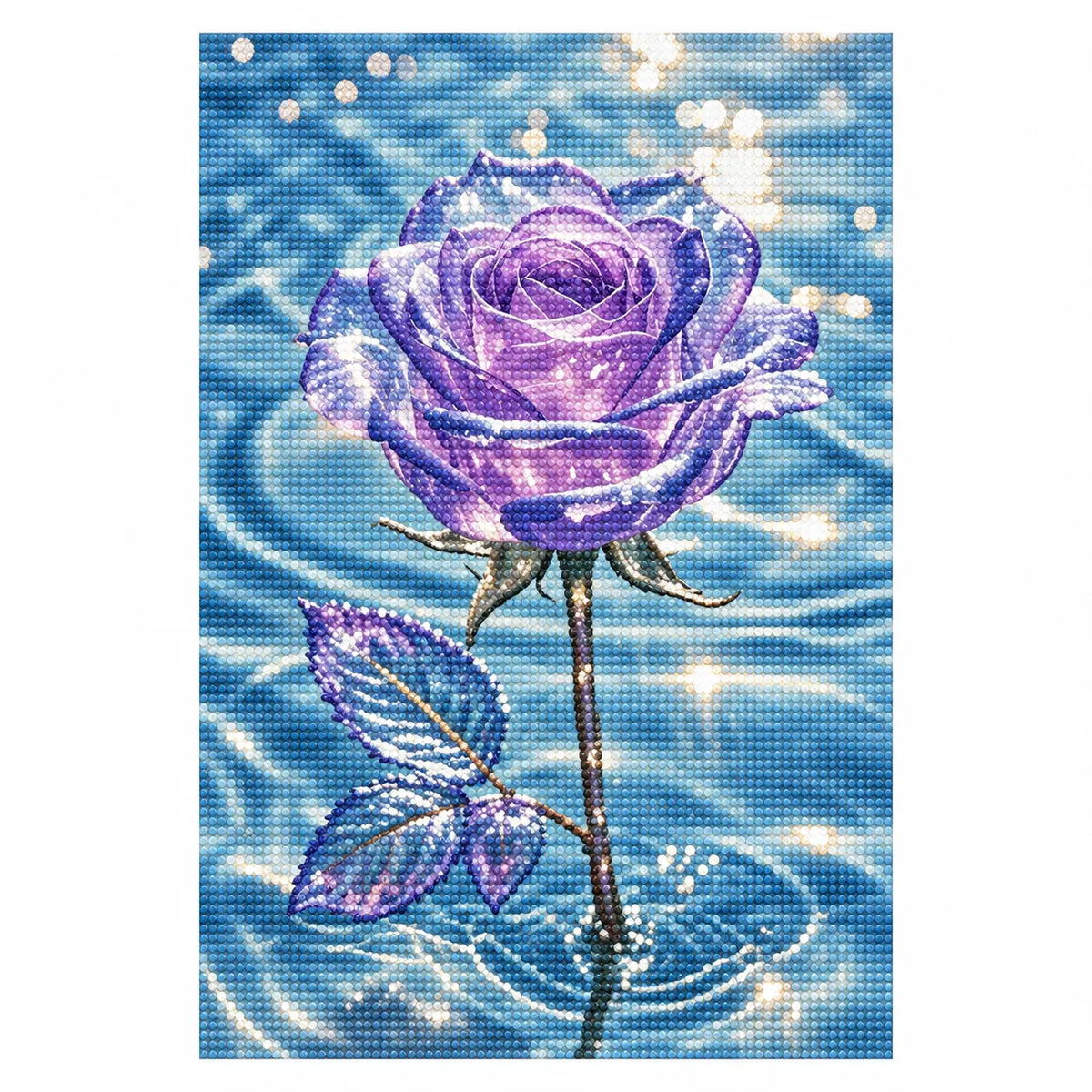 Lavender Water Rose Diamond Painting Kit