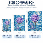 Lavender Water Rose Diamond Painting Kit