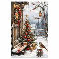 Snowy Christmas Village Diamond Painting Kit Winter