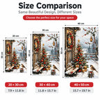 Snowy Christmas Village Diamond Painting Kit Winter