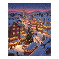 Original artwork for Alpine Christmas Market