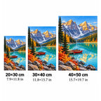 Alpine Lake Red Canoe size guide