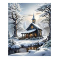 Original artwork for Amber Windows In Winter