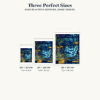 Size guide for Aquarium Cafe Twilight Diamond Painting Kit
