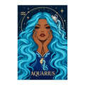 Original white-background artwork of Aquarius Water Bearer