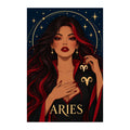 Original white-background artwork of Aries Crimson Horn Guardian
