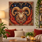 aries pearl artwork shown as a home display example