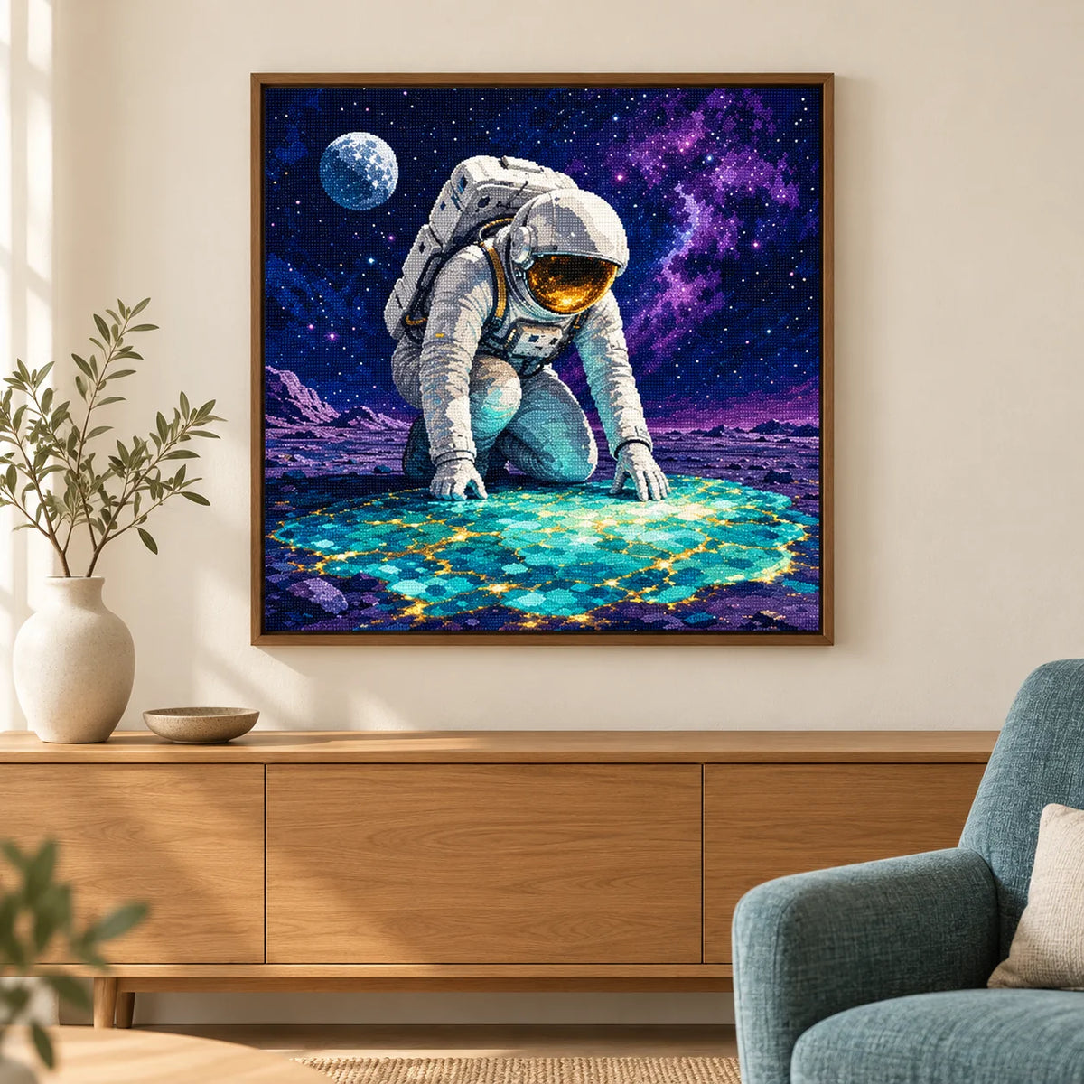 Home decor scene featuring Celestial Mosaic